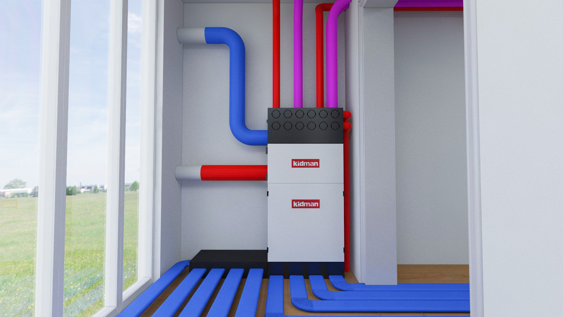 阿波羅地送之王——新風(fēng)系統(tǒng)聯(lián)排疊墅案例